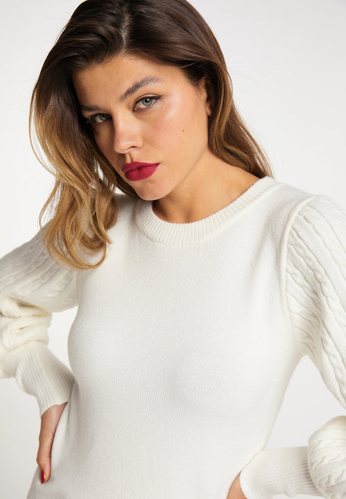 faina Damski Sweter Dzianinowy