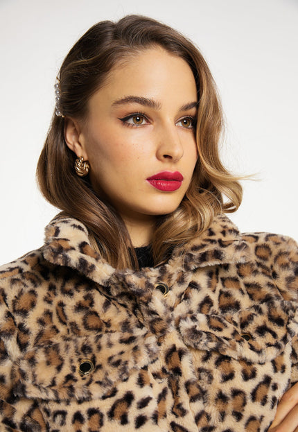 faina Women's Leopard Jacket