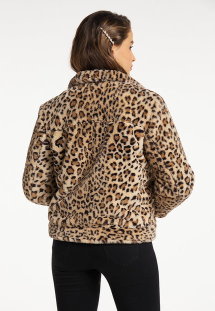 faina Women's Leopard Jacket