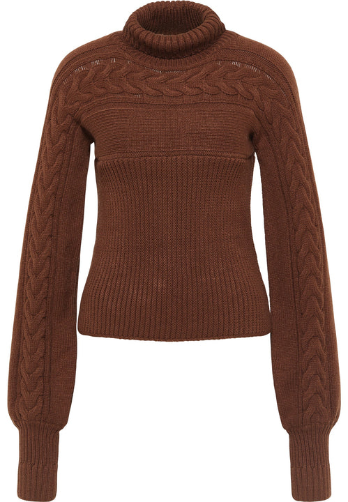 faina Damski Sweter Dzianinowy