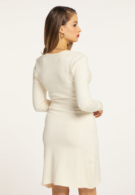 faina Damen Strick Kleid