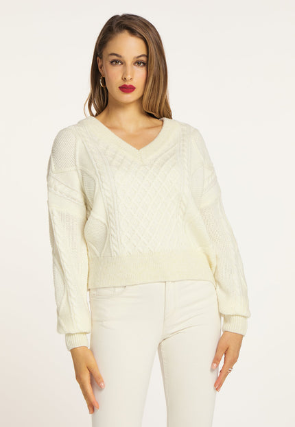 faina Damen Strickpullover