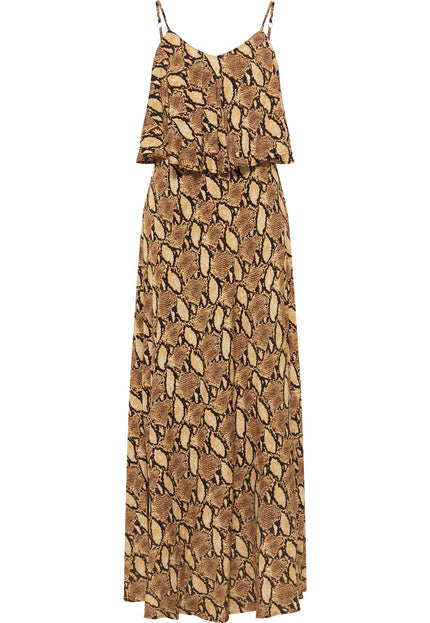 faina Women's Snake Print Maxi Dress