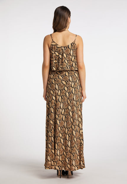 faina Women's Snake Print Maxi Dress