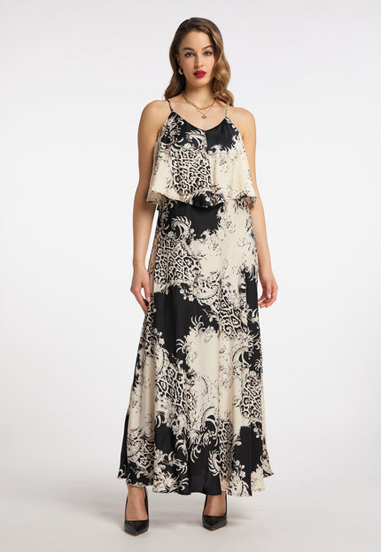 faina Women's Maxi Dress With All-Over Print