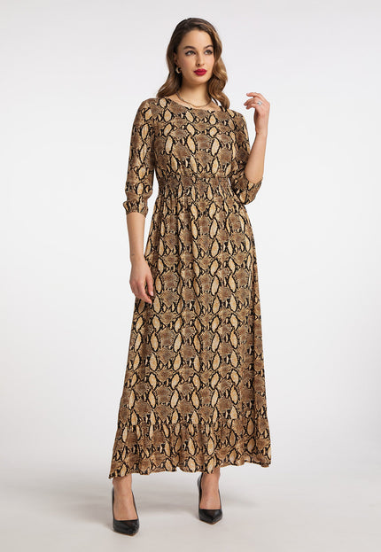 faina Damen Maxi Kleid