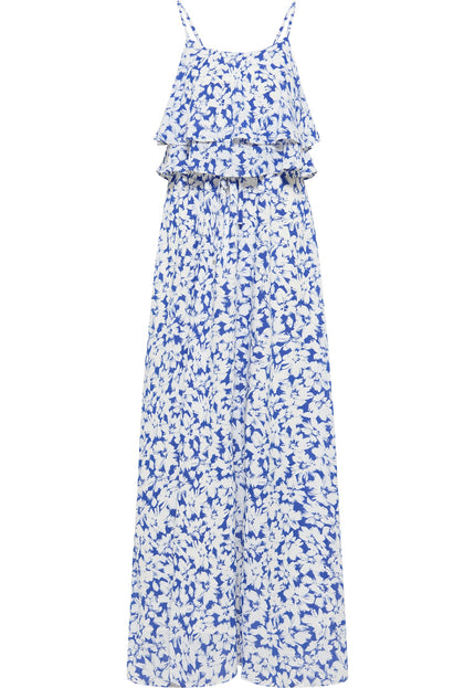 faina Damen Floral Print Maxi Kleid