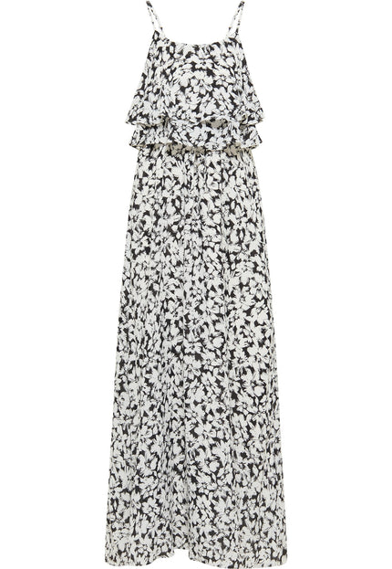 faina Damen Floral Print Maxi Kleid