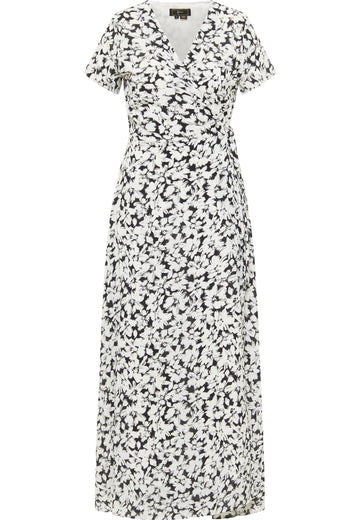 faina Damen Wickel Kleid
