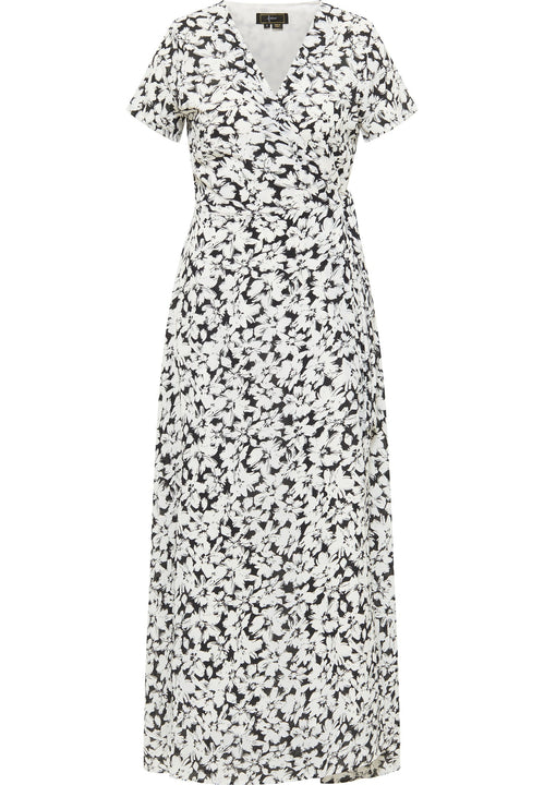 faina Damen Wickel Kleid