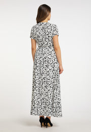 faina Damen Wickel Kleid