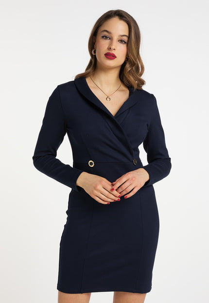 faina Damen Etuikleid Kleid