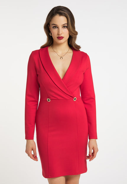 faina Damen Etuikleid Kleid