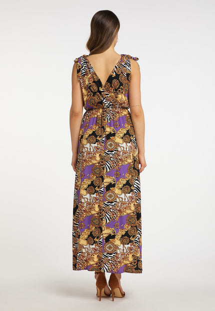 faina Women's Maxi Dress With All-Over Print