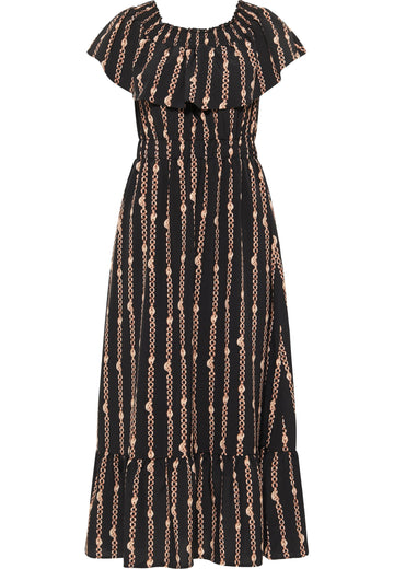faina Women's Maxi Dress With All-Over Print