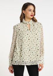faina Women's Long Sleeve Blouse Top