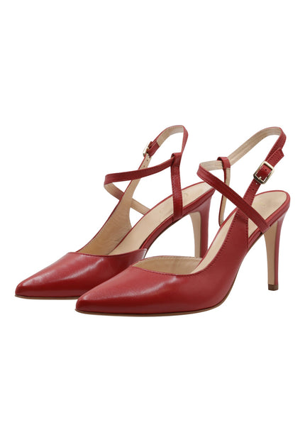 faina Damen Leder Slingback Pumps