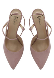 faina Women's Leather Slingback Pumps