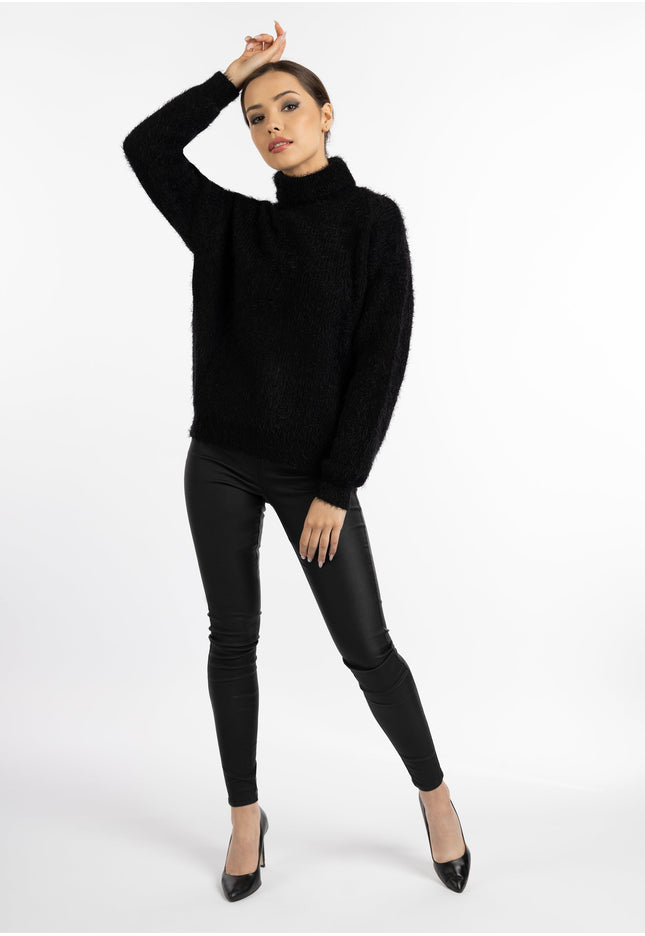 faina damski sweter z golfem