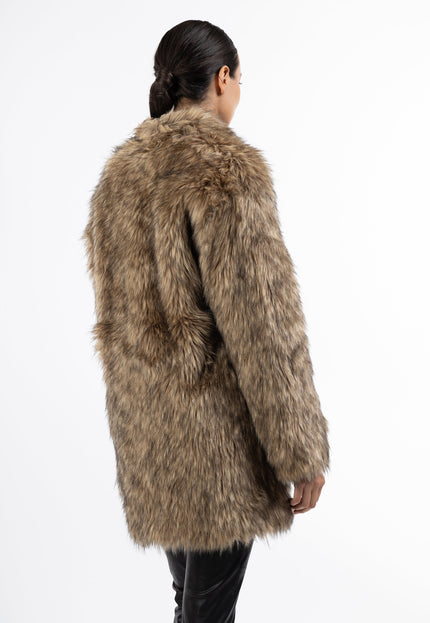 faina Women's Faux Fur Coat