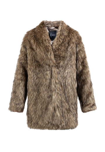 faina Women's Faux Fur Coat