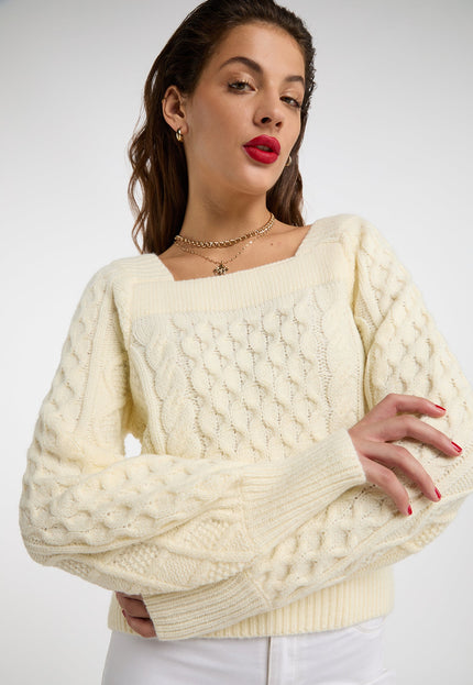 faina Damen Strickpullover