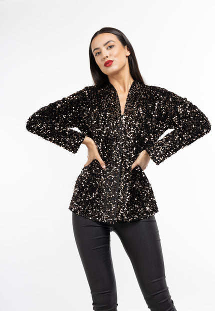 faina Women's Sequin Blazer