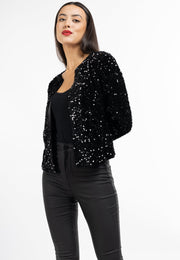 faina Damenjacke mit Pailletten