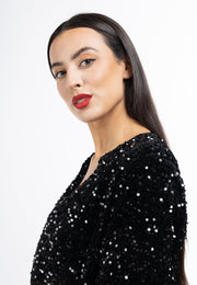 faina Damenjacke mit Pailletten