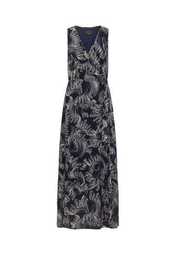 faina Women's Maxi Dress With All-Over Print