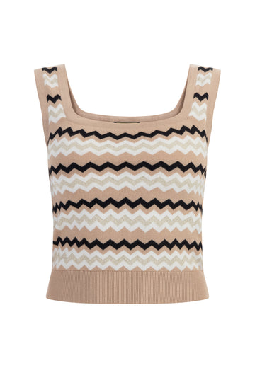 faina Damen Stricktanktop
