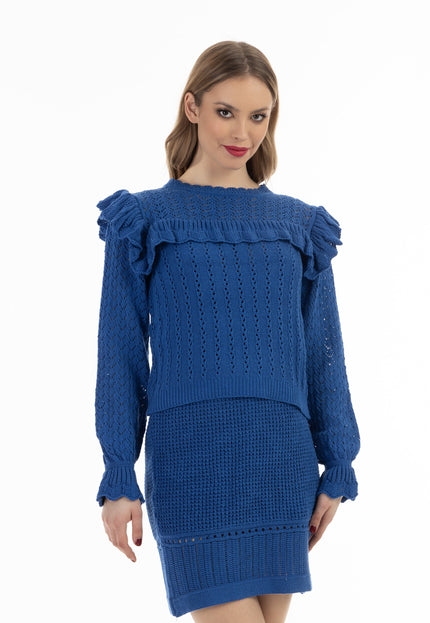 faina Damen Strickpullover