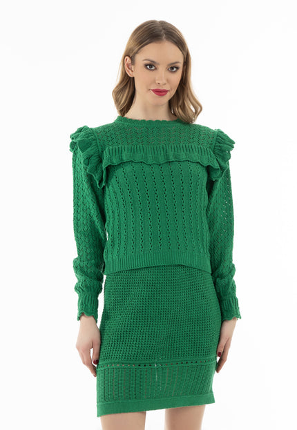 faina Damen Strickpullover