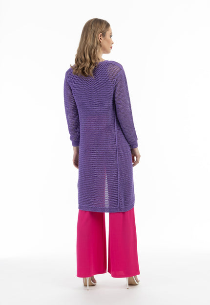 faina Women's Cardigan With Fancy Yarn