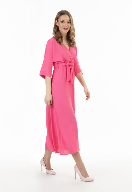 faina Damen Midi Kleid