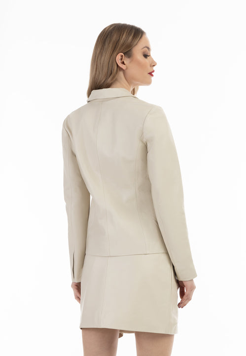 faina Damen Lederblazer
