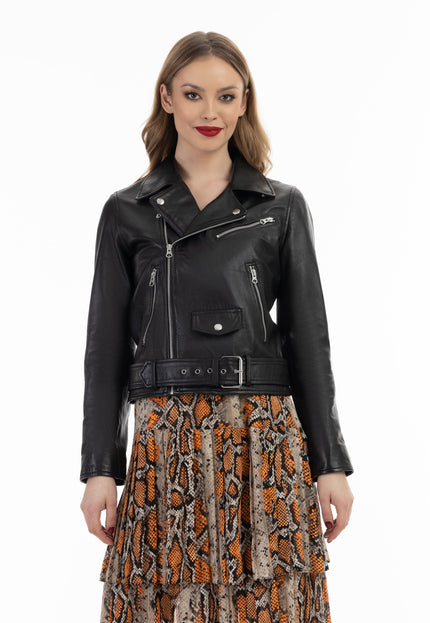 faina Damen Lederjacke