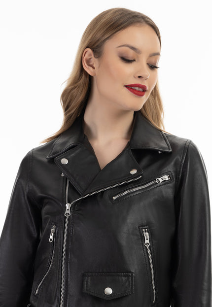 faina Damen Lederjacke