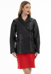 faina Damen Lederblazer