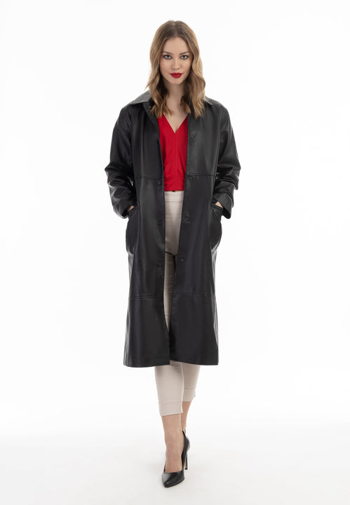 faina Damen Lederjacke