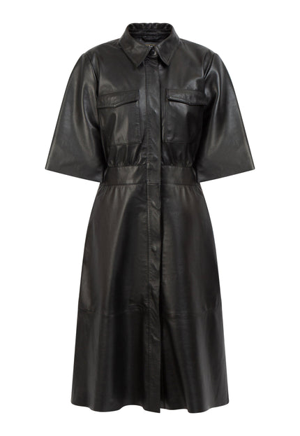 faina Women's Leather Dress