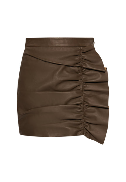 faina Women's Leather Skirt