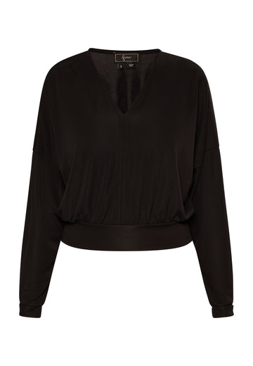faina Women's Cropped Long Sleeve Shirt