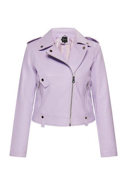 faina Damen Kunstleder Bikerjacke