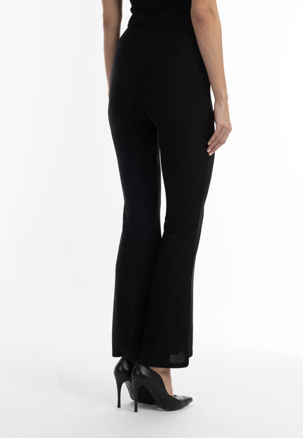 faina Women's Jersey Trousers With Shiny Yarn