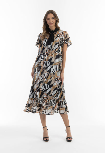 faina Women's Midi Dress With All Over Print