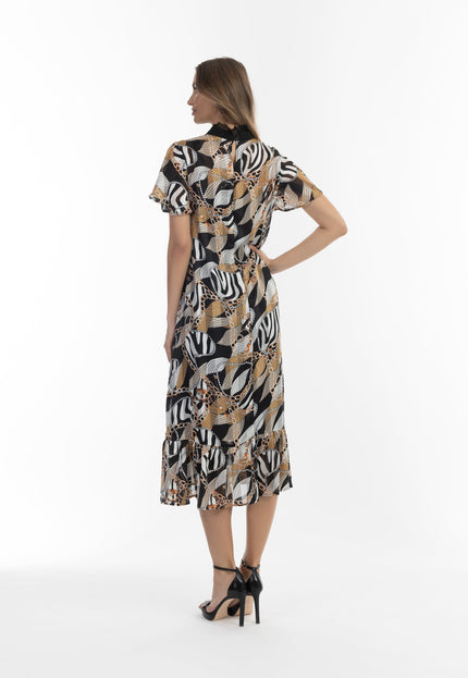 faina Women's Midi Dress With All Over Print