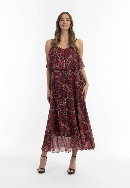 faina Women's Snake Print Maxi Dress