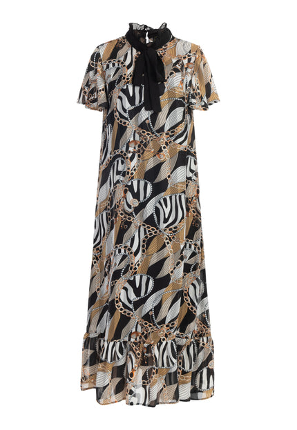 faina Women's Midi Dress With All Over Print