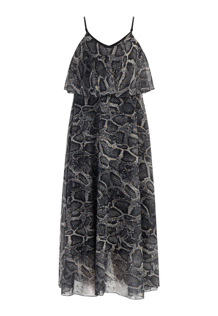 faina Women's Snake Print Maxi Dress